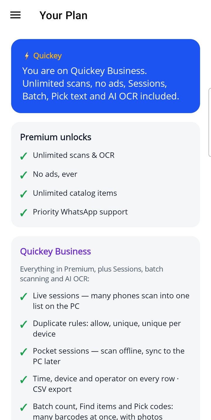 Your Plan on Business: the top of the Business list