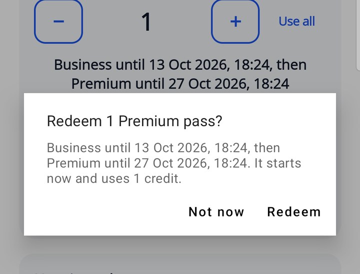 The question before a pass starts
